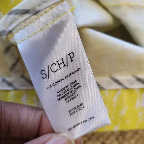 CABI Field of Daisies Yellow Floral Button Down Field Jacket Blazer(S) - Picture 8 of 9